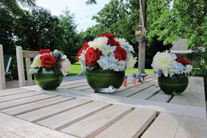 Fourth of July Party Flowers