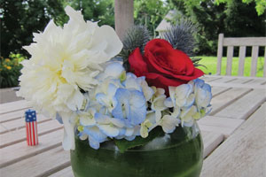 Fourth of July Party Flowers