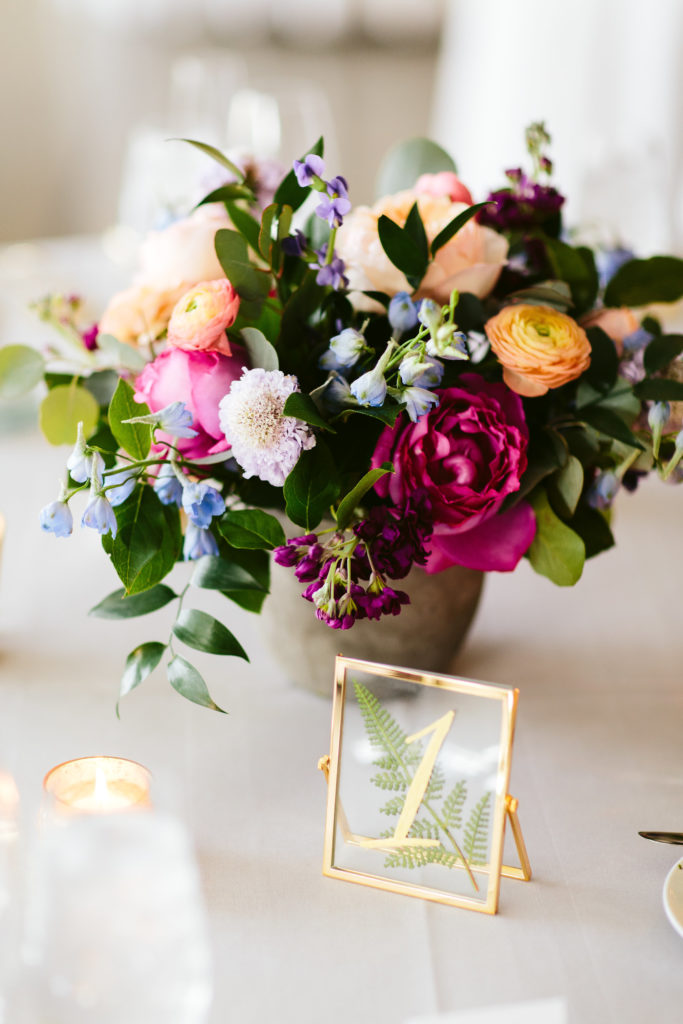 Ignite Glass Studios Wedding Colorful Floral Palette