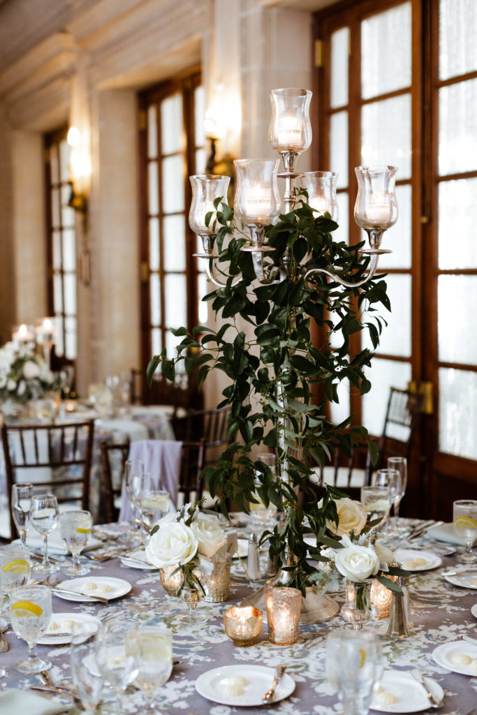 Armour House Wedding with Candelabras