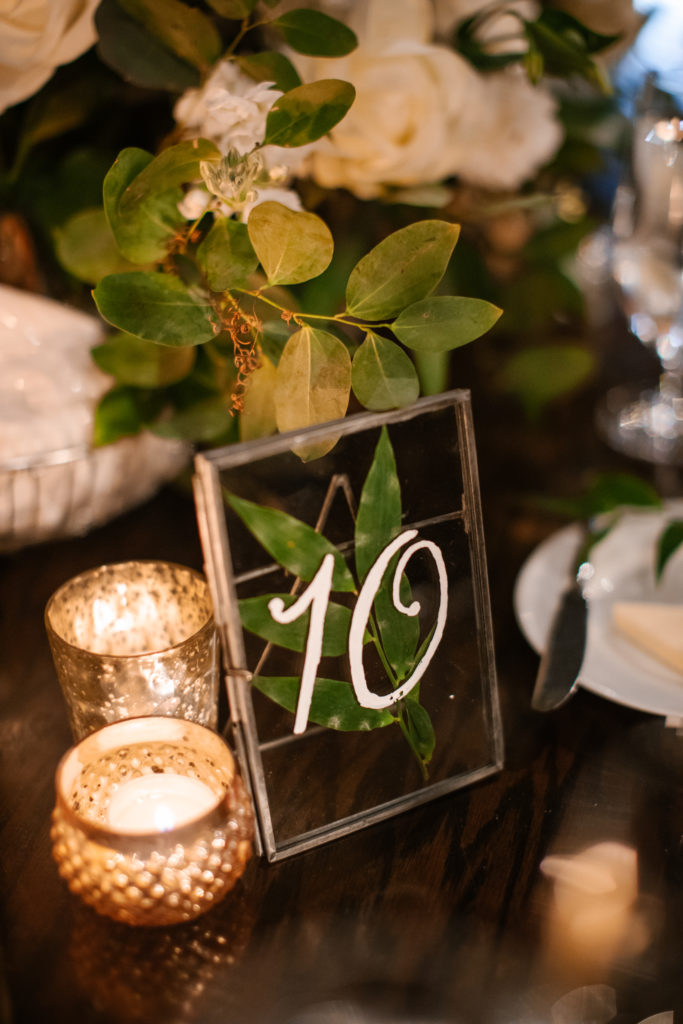 Shadowbox Table Number