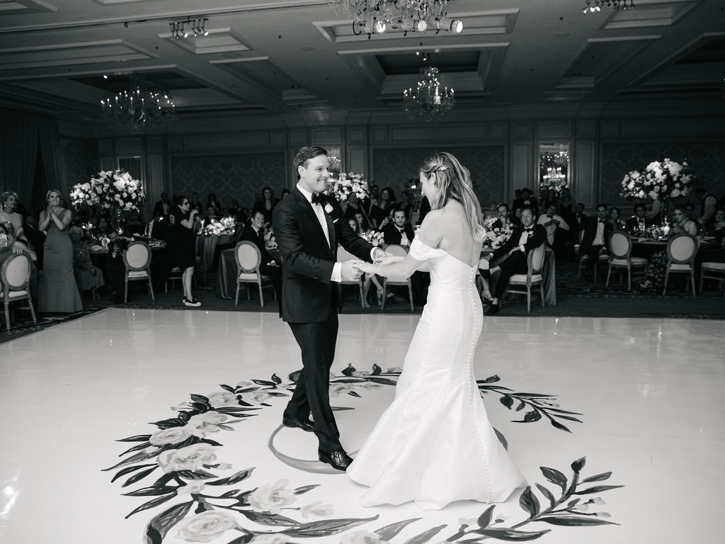 First Dance at The Four Seasons Chicago Wedding by Life In Bloom Chicago
