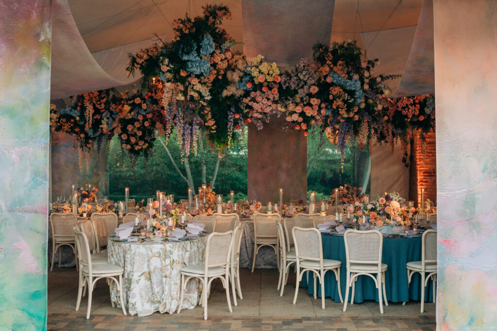Colorful Monet Wedding at Chicago Botanic Garden