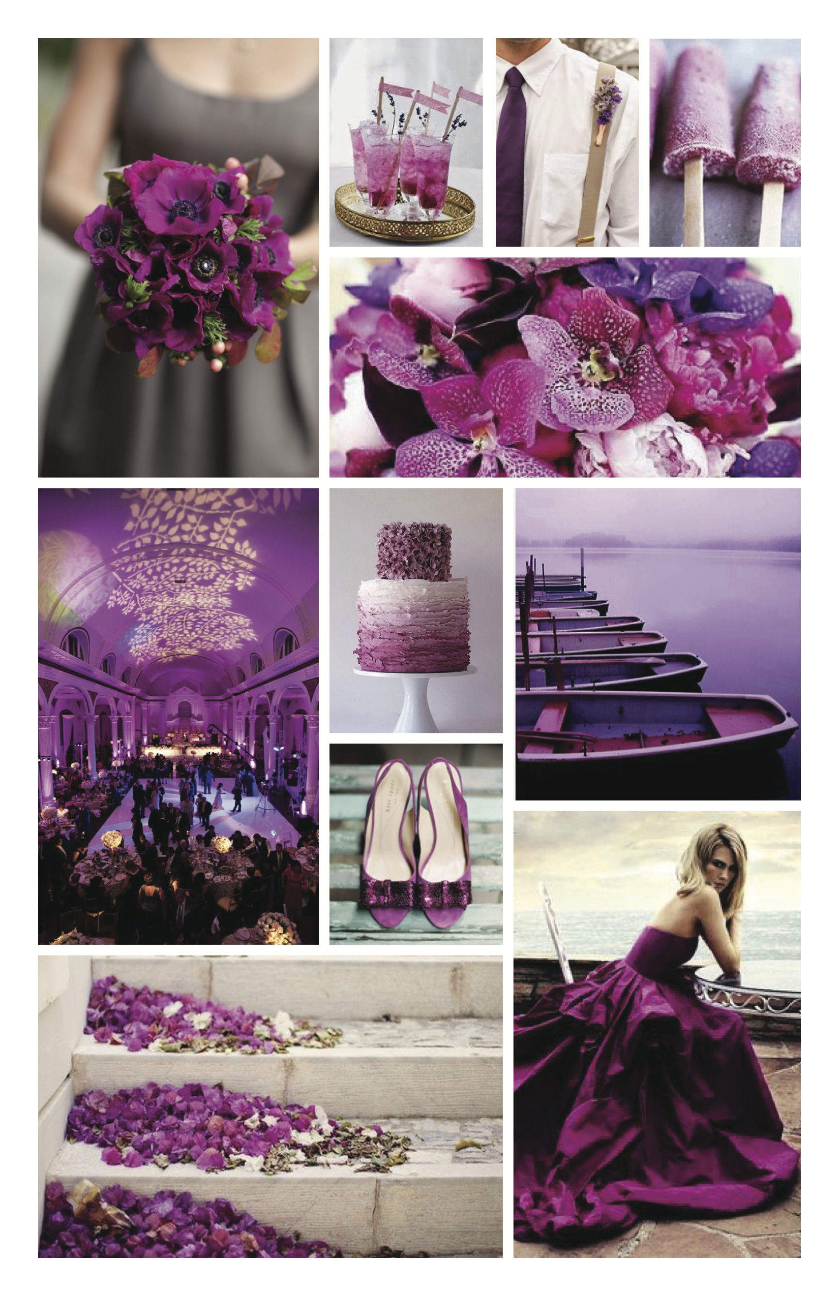 Radiant Orchid Wedding Inspiration Chicago Wedding Florist 6600