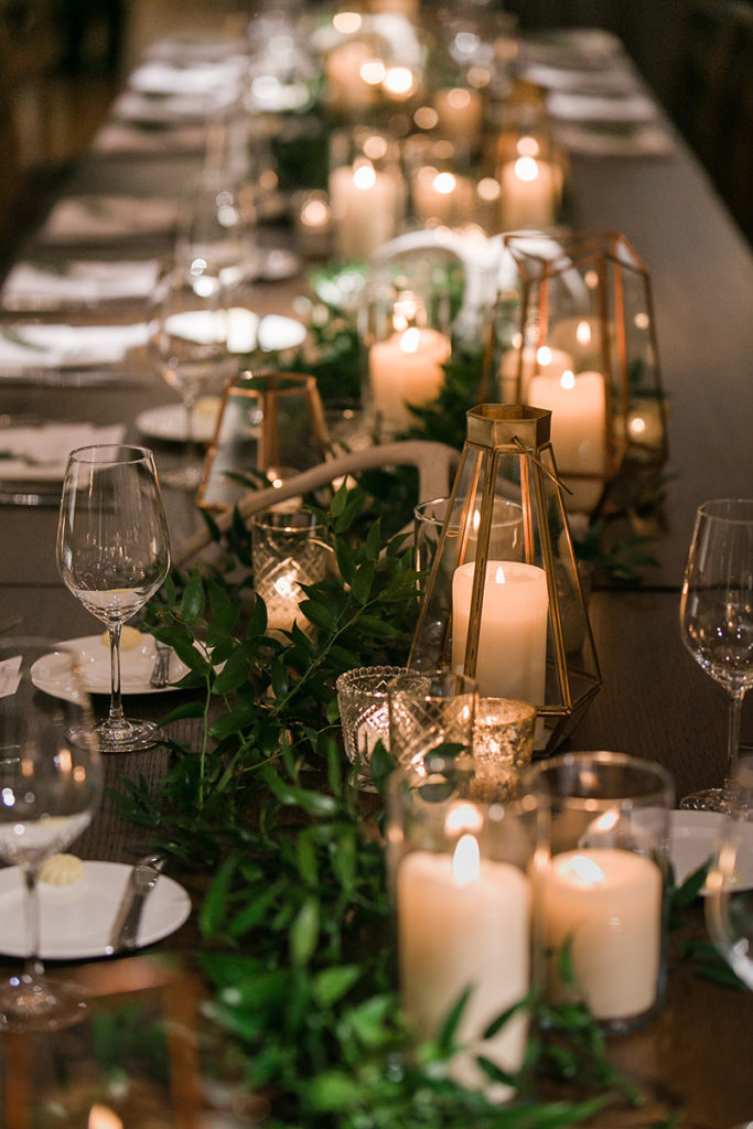 Ivy Room Fall Wedding in Chicago Head Table