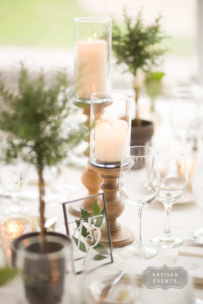 Wooden Candleholders for Wedding
