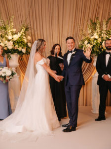 Wedding Ceremony at The Four Seasons Hotel Chicago Life In Bloom Floral Design