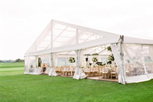 tent wedding in lake forest