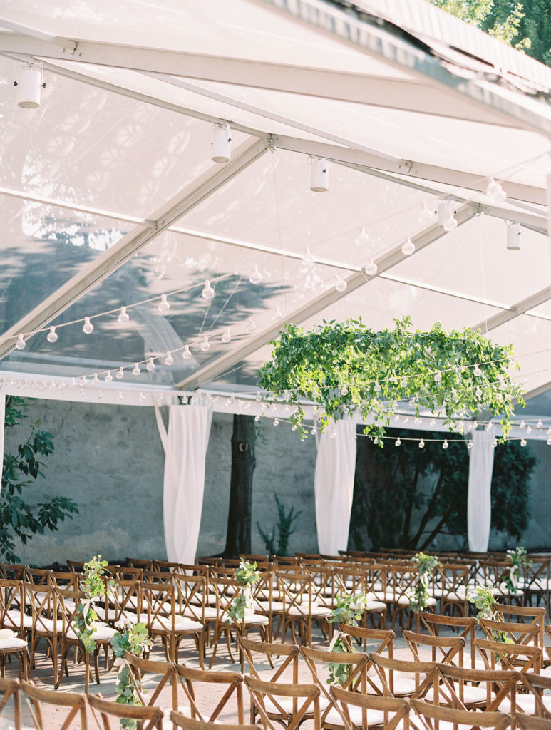 Organic Outdoor Tent Wedding at Chicago Illuminating Company