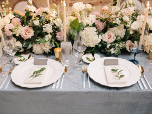 Velvet Linens Floral by Life In Bloom Four Seasons Wedding
