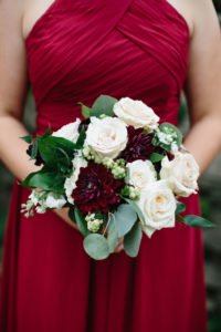 Chicago Botanic Garden Wedding Bridesmaid Bouquet