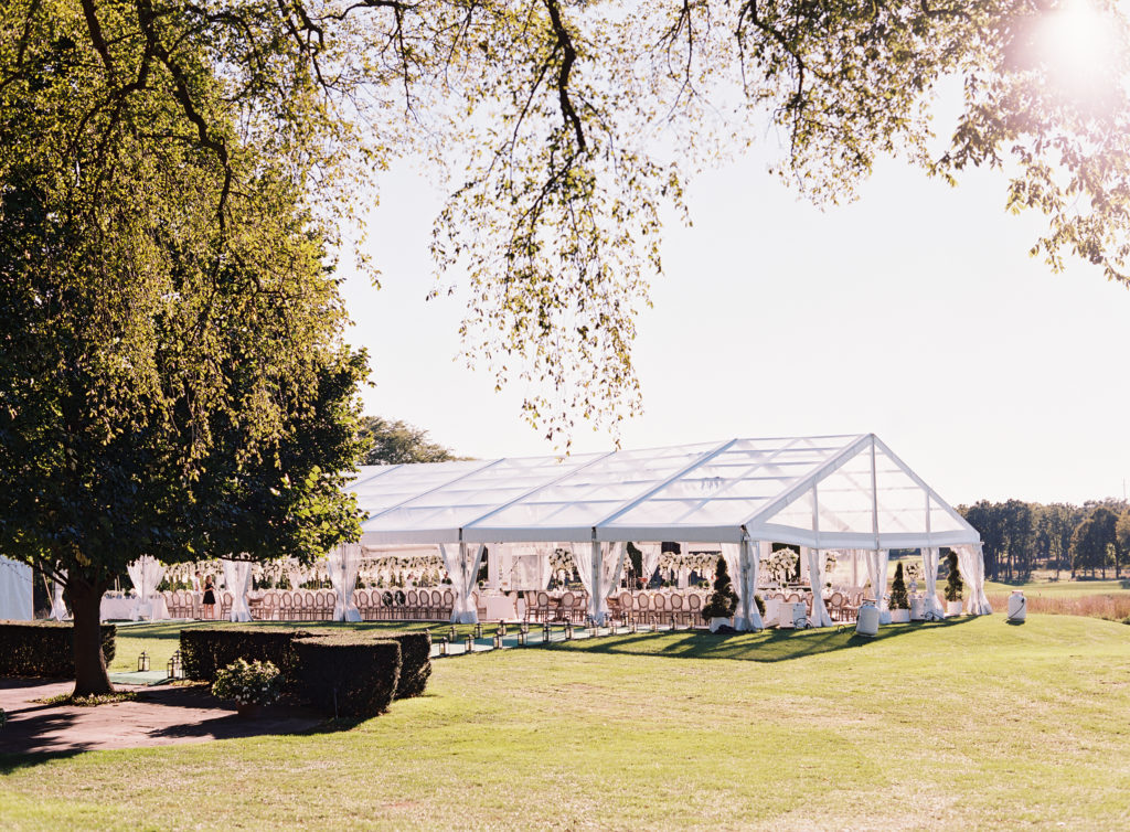 Clear Span Tent Wedding