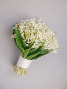Lily of The Valley Bouquet at Peninsula Chicago Wedding