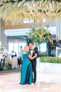Wedding at Notre Dame Football Stadium First Dance
