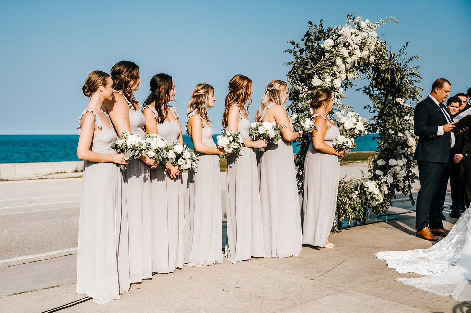 Theater on The Lake Wedding Floral Arch