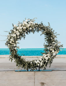 Floral Hoop at Theater on The Lake