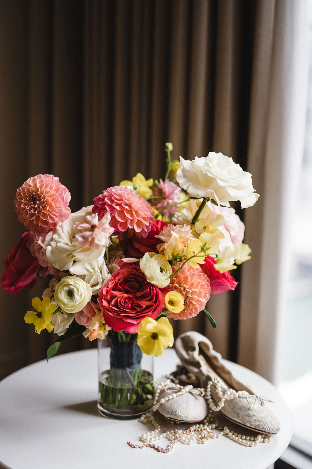 Colorful Bridal Bouquet for wedding at The Adler