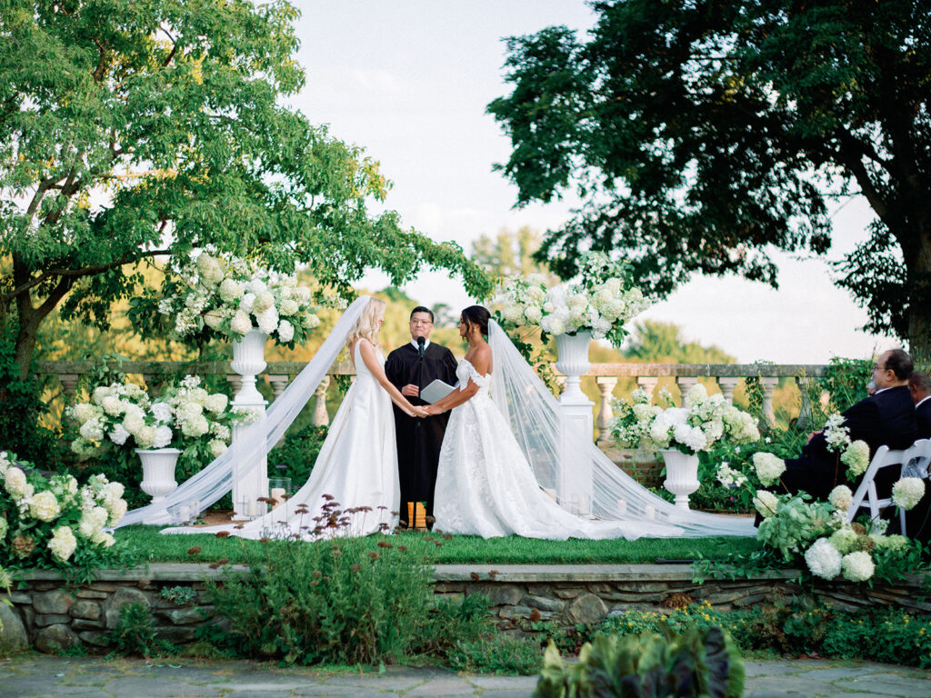 Hydrangea Wedding at Chicago Botanic Garden