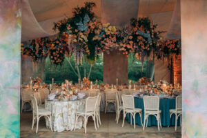 Colorful Monet Wedding at Chicago Botanic Garden